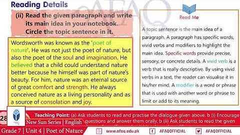 NSS Grade 07 English Chapter 04 Part 02