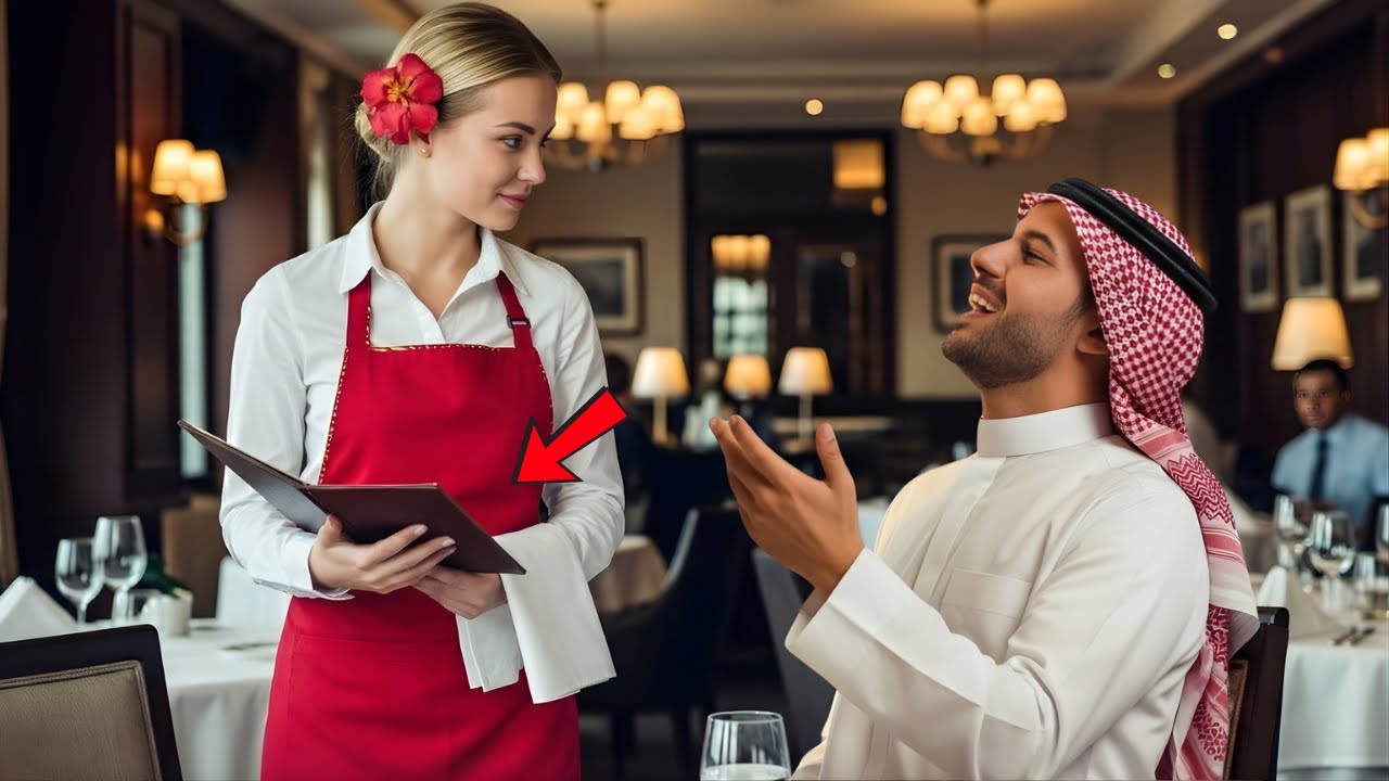 Billionaire Arab insulted waitress: 