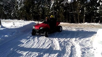 Polaris Razor 170 Doing Donuts In Winter
