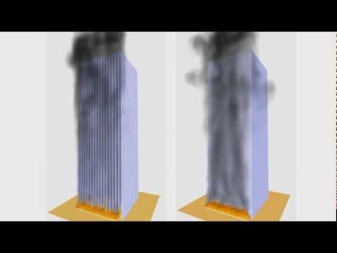 Fire simulation in high rise building - part I Music by Epic Soul Factory