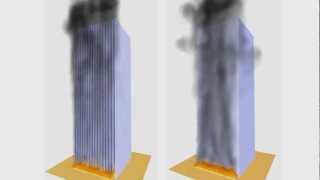 Fire simulation in high rise building - part I Music by Epic Soul Factory