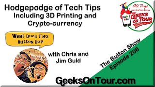 Tech Tips Hodgepodge with 3D Printing and Crypto-Currency  -  Episode 206 screenshot 4