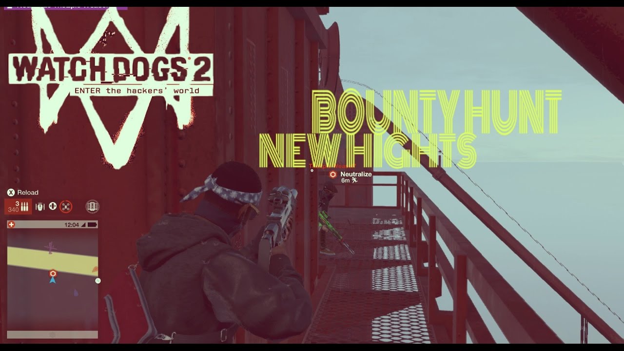 Man Down!!  Watch Dogs 2 lets play Bounty Hunt pvp