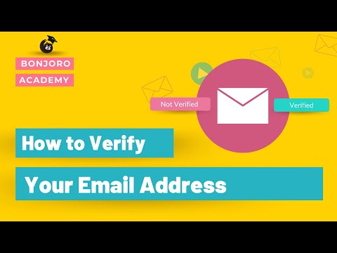 How To Verify Your Email Address Youtube