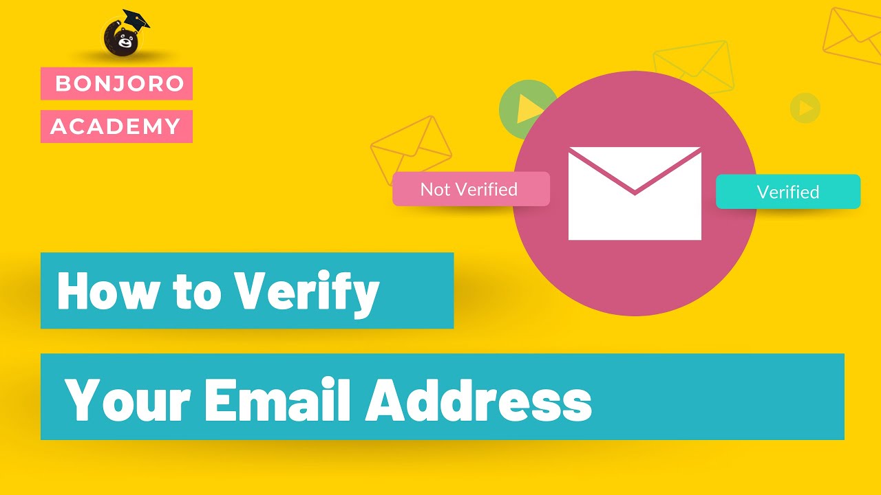 How To Verify Your Email Address Youtube