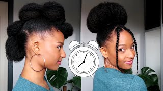 4 coiffures cheveux crépus en 5 minutes! à essayer dès MAINTENANT :)