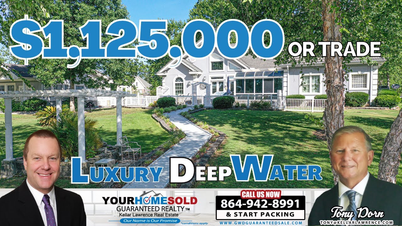 Stunning Lakefront Home on Deep Water Homes for Sale in Cross Hill