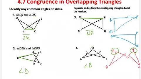 Geometry 4.7 Lesson Video - Congruence in Overlapping Triangles