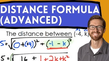 Distance Formula (advanced - missing coordinate)