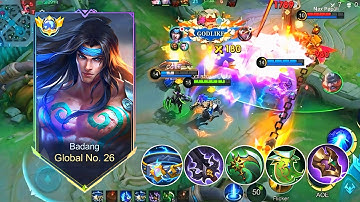 Try this semi tank build and emblem sustain + durability 💪| badang best build 2025 🔥