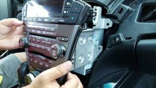 How to Remove Radio / Navigation / CD DVD Player from Acura MDX 2009 for Repair.