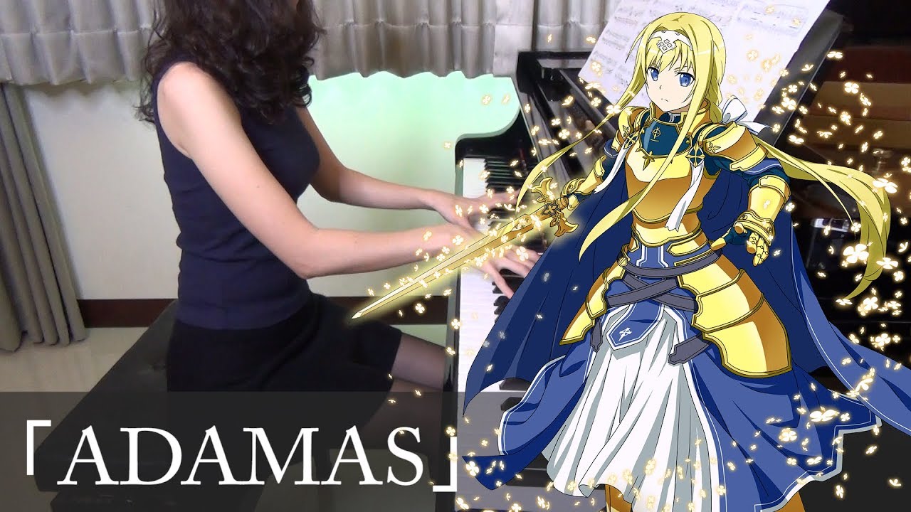 Adamas Sword Art Online Alicization Lisa ソードアート オンライン アリシゼーション Op ピアノ Again Youtube