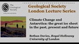 Climate Change and Antarctica: Dr Bethan Davies (November 2016)