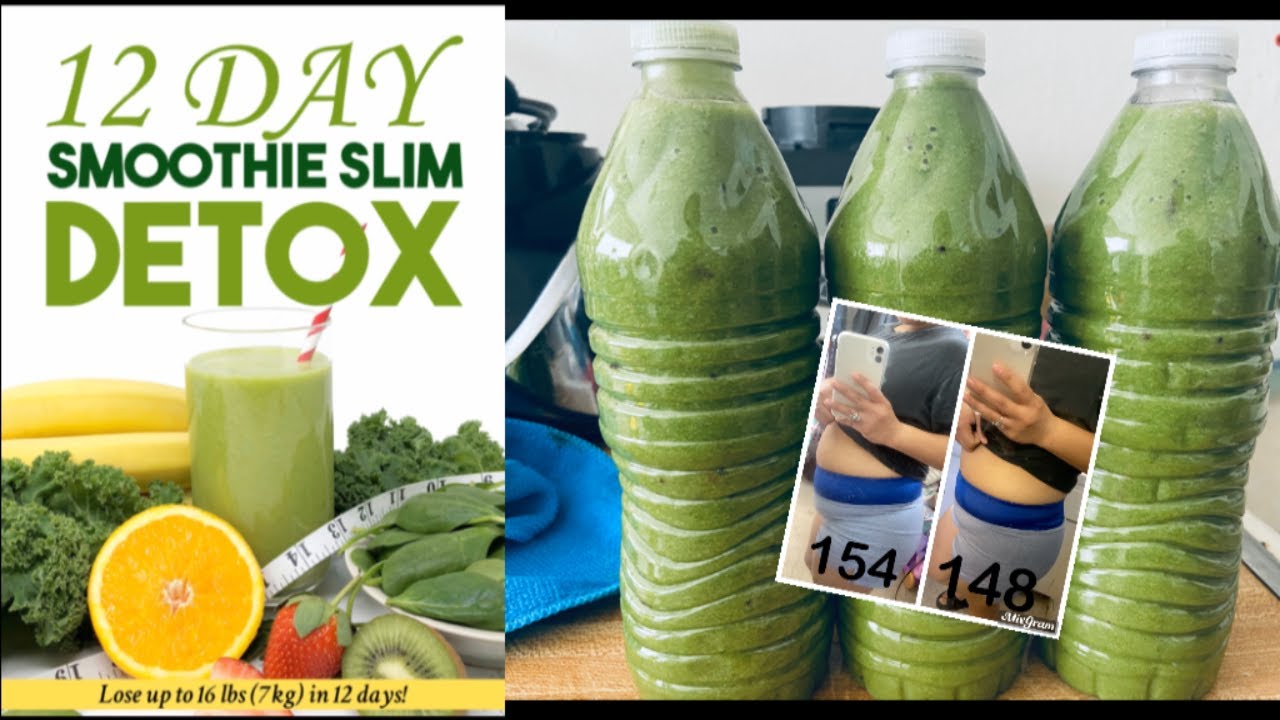 12 DAY SMOOTHIE DETOX (DAY 1- DAY 6) *REAL RESULTS* - YouTube
