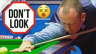 Snooker Eyes Closed Blind Shot Mark Williams