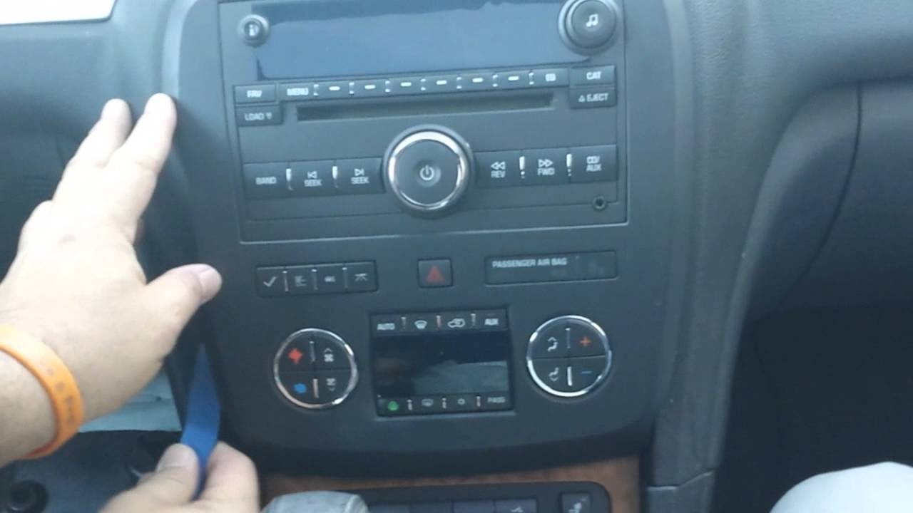 How to Remove Radio CD Changer from Buick Enclave 2008 for Repair - YouTube