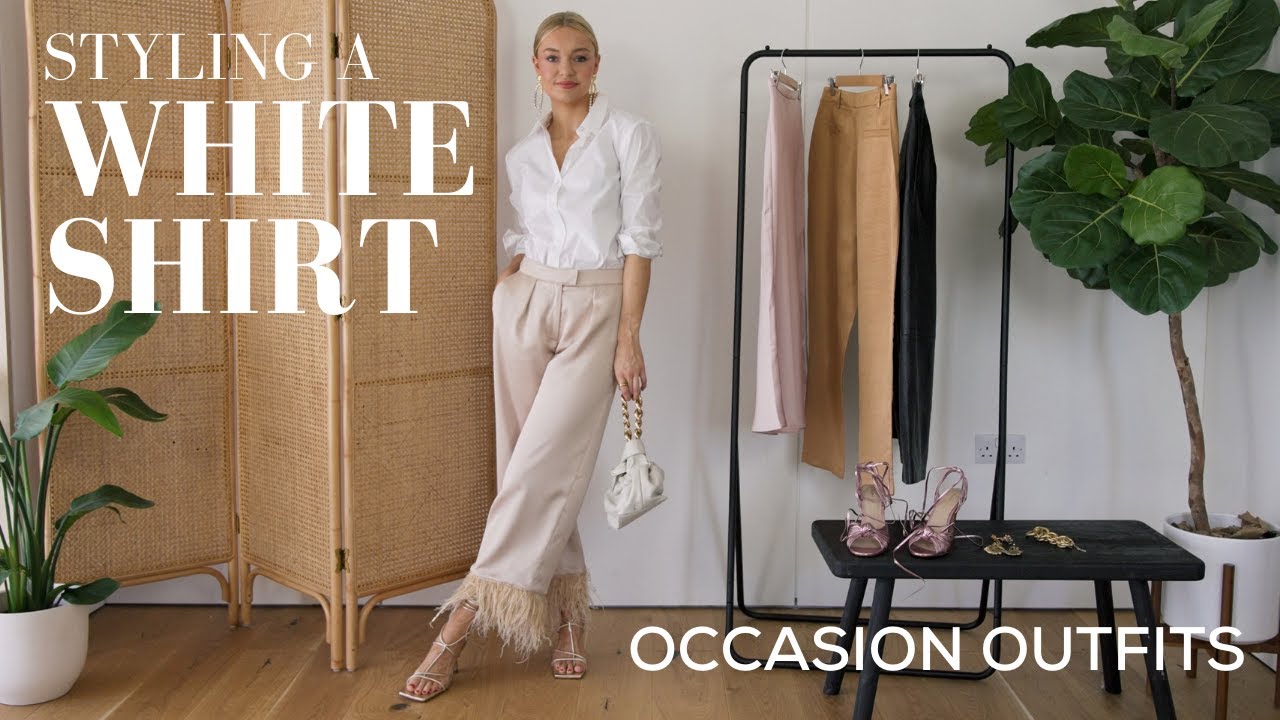 STYLING A WHITE SHIRT FOR EVENING - AD