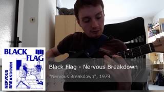 Black Flag - Nervous Breakdown (Guitar cover)