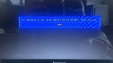 Efi network 0 for ipv4/ipv6 boot failed Lenovo - boot failed. Решение проблемы загрузки Lenovo