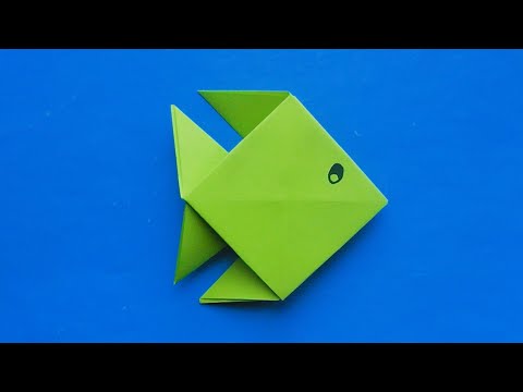 Как сделать рыбу оригами