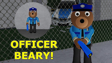 How to get "OFFICER BEARY" BADGE + MORPH/SKIN in PIGGY RP: THE INFECTION ADVENTURE! - Roblox