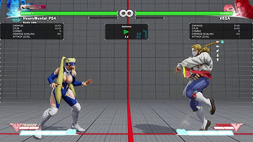 R. Mika Double Recovery Meaty Punish Against Vega Cr.HP