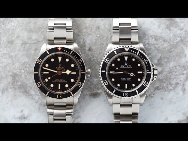 Rolex Submariner 14060 vs. Tudor Black 