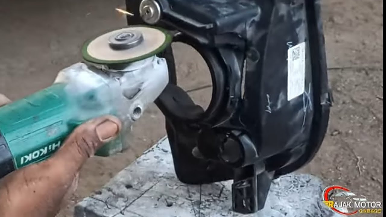 ECCO headlights modified projector lamp install Rajak Car Point 