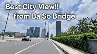 4K Vietnam POV: Entering Downtown Saigon. A Beautiful Motorbike Ride Over Ba Son Bridge Guide