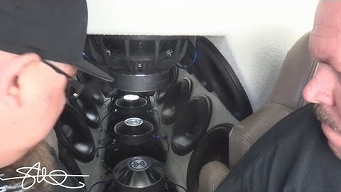 20,000 Watt Ford Excursion 12 15" Woofers - King of Psychlone Gary Killian