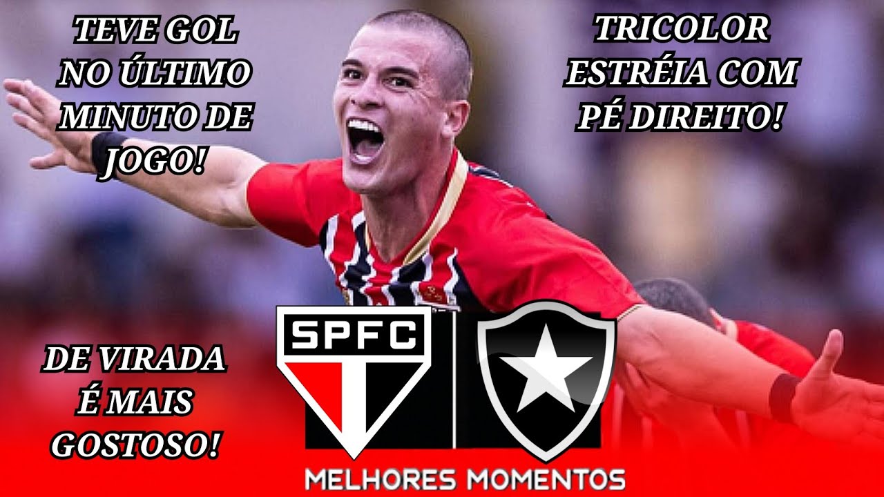 São Paulo x Botafogo | Gols e Melhores Momentos | Brasileirão Sub-20 ...