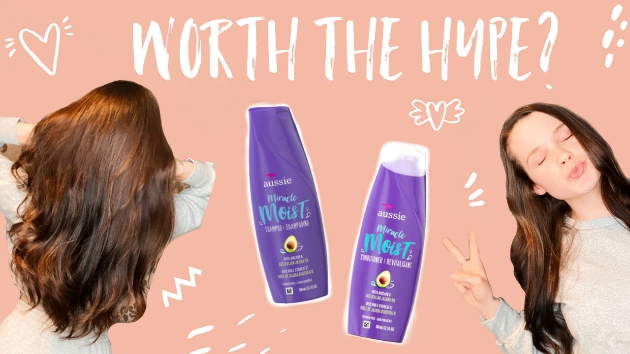 AUSSIE MIRACLE MOIST PRODUCT REVIEW - Long Hair - YouTube