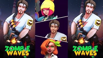 Zombie Waves Gameplay / Walkthrough (iOS, Android Gameplay #1) #zombiewave #gaming