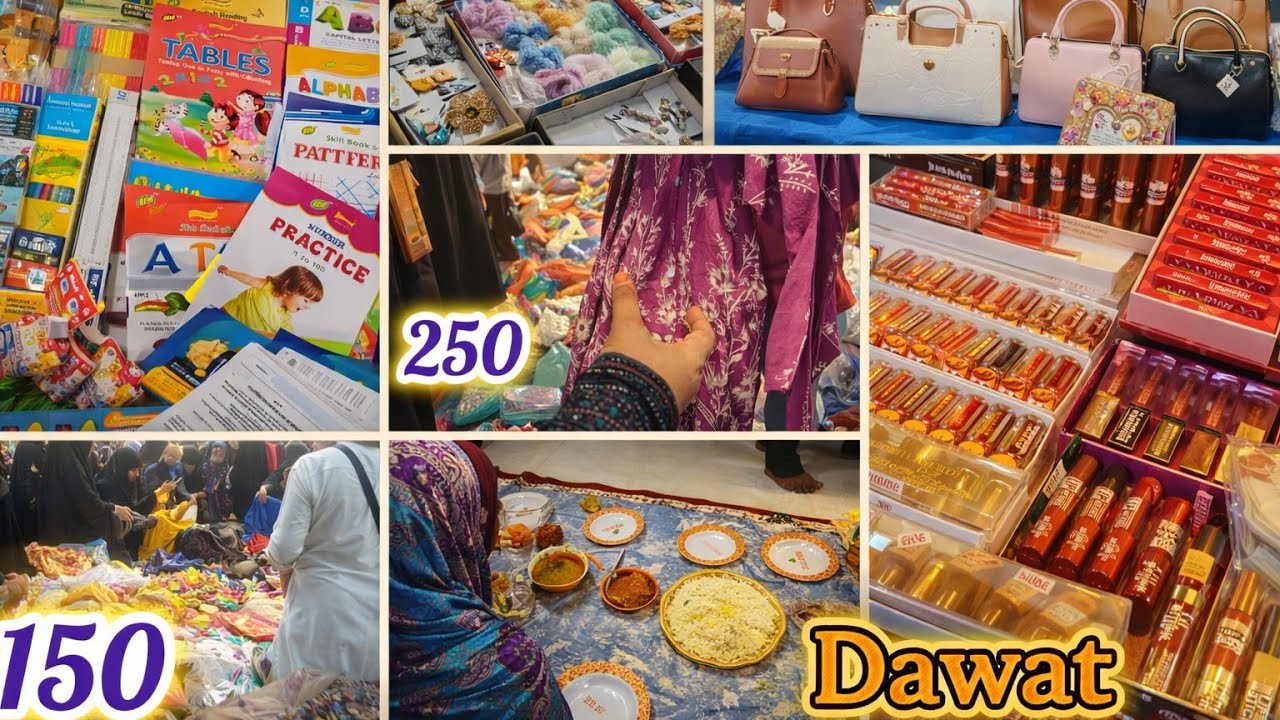  ✨ Dawat hai aaj | Sasta Bazaar Shopping 😍 | 150, 250 Mein Kya Kya Mila?😱 #vlog #ytviral 