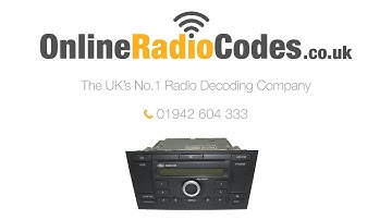 🚗 Ford Radio Code V Series Stereo Unlock Codes