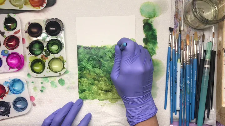 Alcohol Ink Tutorial for Painting Wildflowers