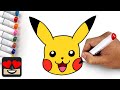 How to draw pikachu for beginners