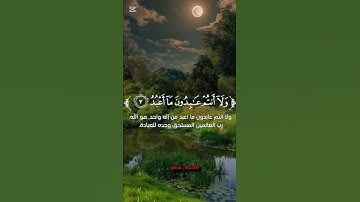 سورة الكافرون #قران_كريم #راحة_نفسية #ارح_قلبك #ارح_سمعك #تلاوة
