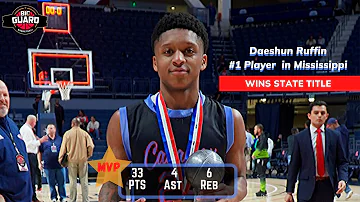 Daeshun Ruffin Scores 33 Points In Mississippi Class 5 State Championship