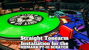 Bihari Tonearm Installation for the Numark PT-01 Scratch Portable Turntable | JAM1PHOTO.com