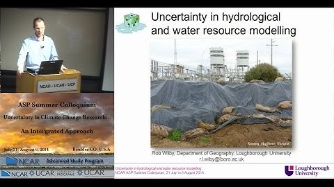 Uncertainty in Hydrological and Water Resource Modelling