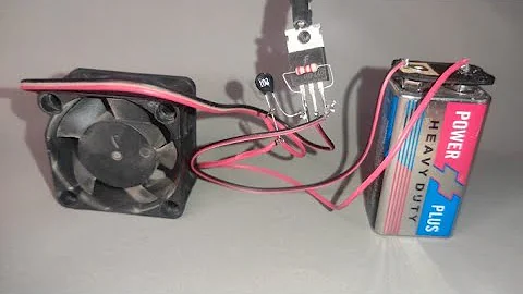 How to make Fan control Temperature Sensor circuit using Thermistor