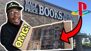 Buying over 100 PlayStation 1 Games at Half Price Books