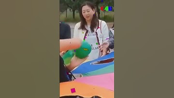 How To Play whack-a-mole game with rainbow umbrella , fun sports for kids #kids #children #funny