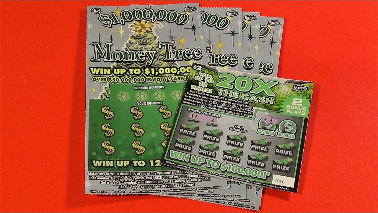 SOOD 535: FOUR $5 MONEY TREE Florida Lottery Scratch Tickets