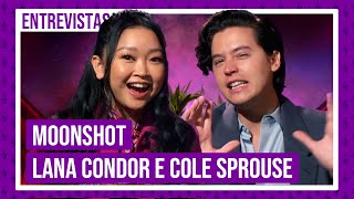 Lana Condor e Cole Sprouse falam sobre química em Moonshot