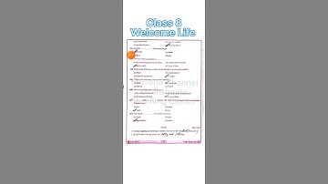 Class 8 Welcome Life Pre Board Question Paper 2023 | Welcome Life Pre board question paper class 8 |