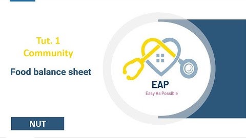 Tut1 - Community - Food balance sheet - NUT