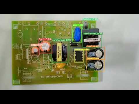 fault detection in pcb using object detection computer vision. - YouTube