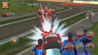 ► Robot Crocodile Attack 2018 | New Robot Transforming Crocodile Robot vs Car Robot & City Superhero screenshot 3